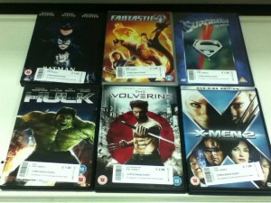 marvel dvd's
